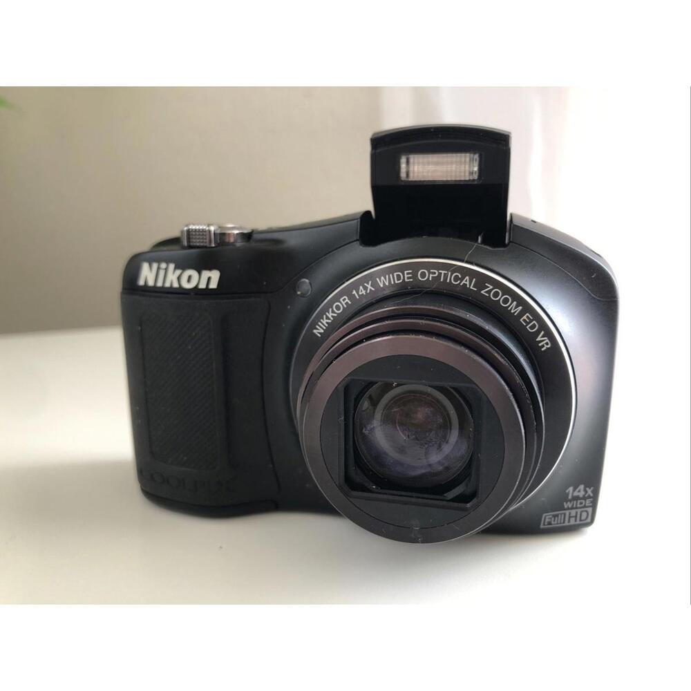 Nikon COOLPIX L620 18.1 MP 14x Wide Optical Zoom DIGITAL LCD Camera Tested Black - Picture 4 of 8